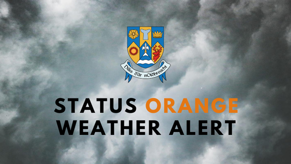 Status Orange Weather Alert