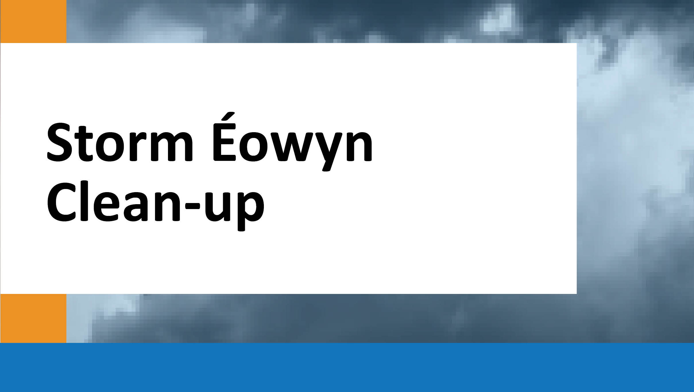 Clare County Council Urges Extreme Caution as Storm Éowyn Clean-up Begins