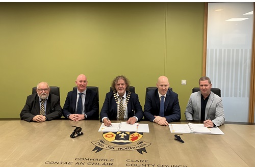 Construction Contracts signed for Moore Street Kilrush Social Housing Development