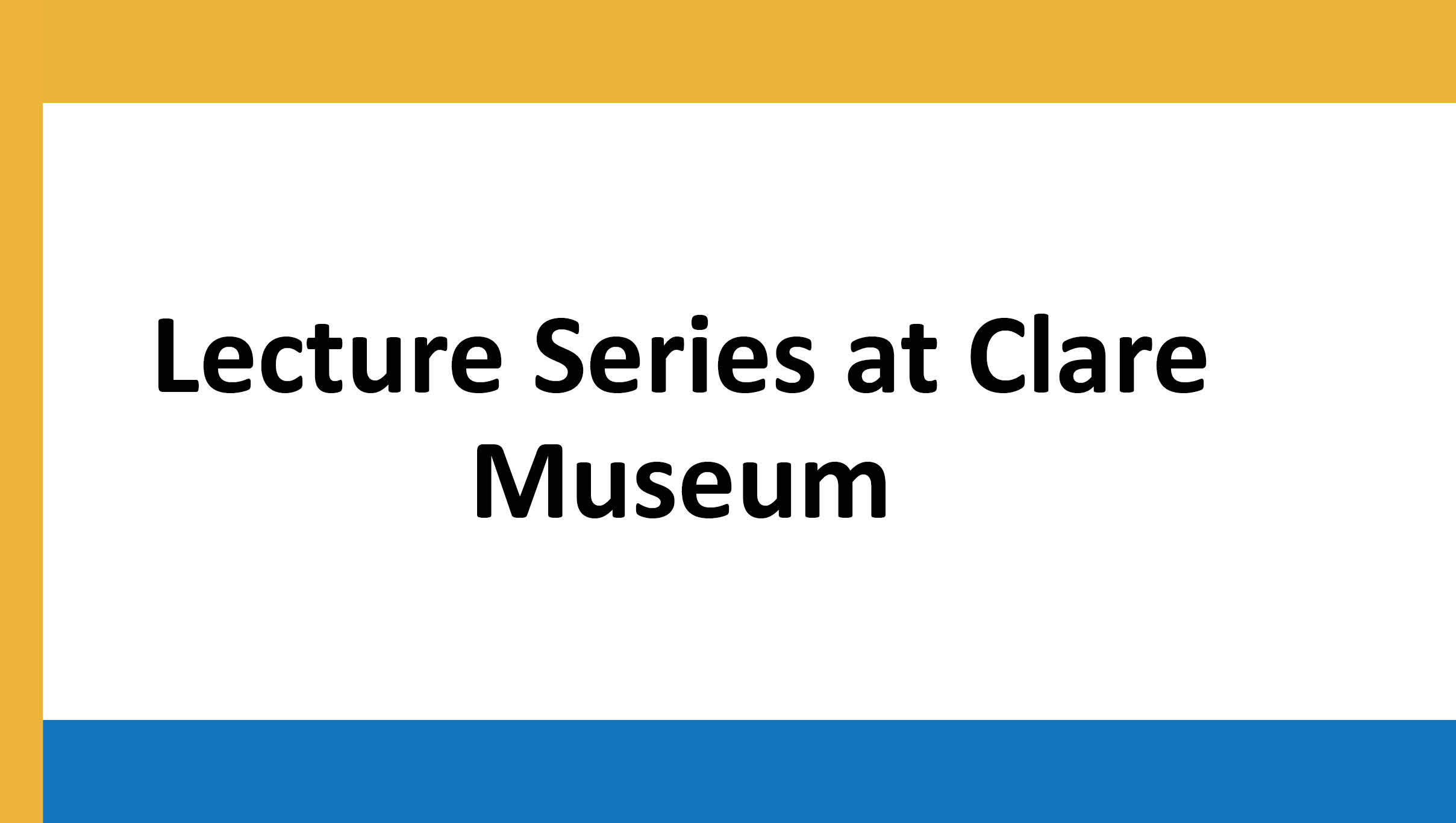 Lecture Series at Clare Museum – Il Volo Perduto (The Lost Flight) - The Alitalia Disaster at Shannon Airport February 1960